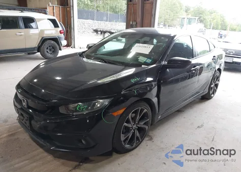 2020 Honda Civic Sport z USA, uszkodzony, nr VIN 2HGFC2F8XLH592227